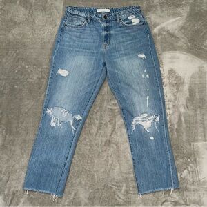 Hidden Tracey Distressed Straight Leg Jeans Medium Wash Size 31